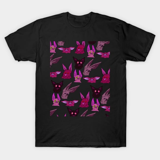 Pink Bats T-Shirt by VazMas Design